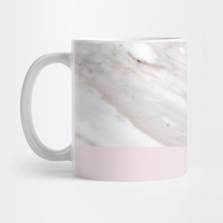 Blush and taupe marble Mug